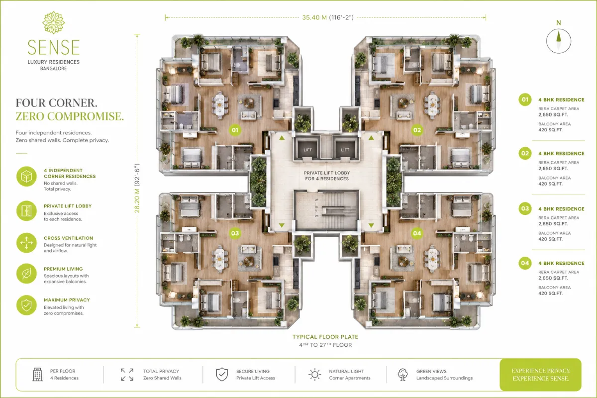 Nambiar District 25 floor plan