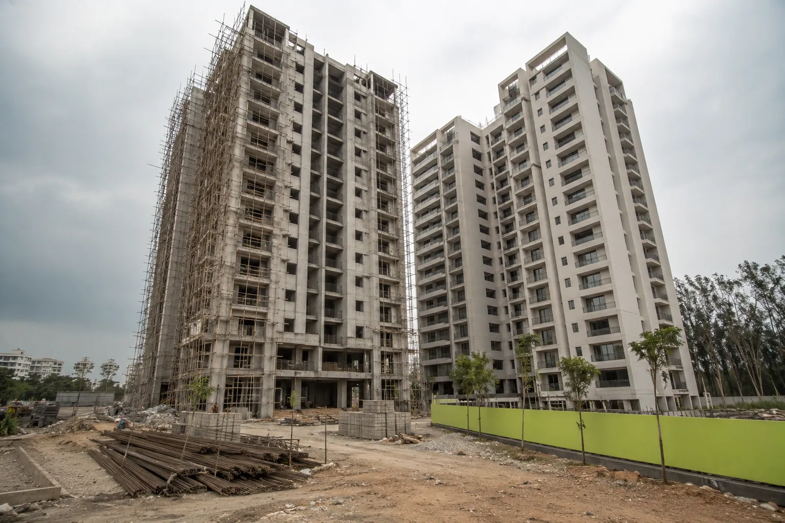 Nambiar District 25 photos - township construction view