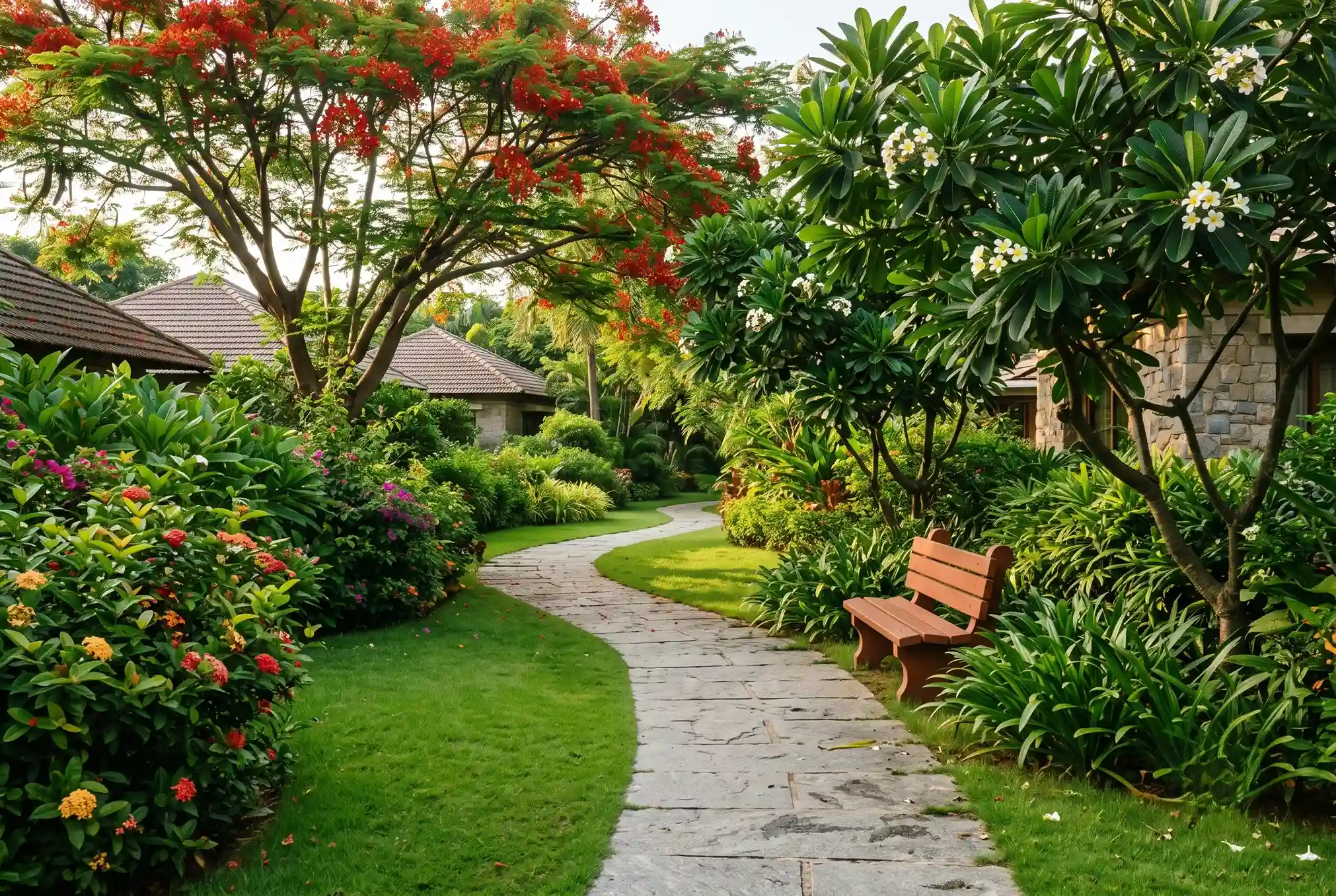 Nambiar Bannerghatta Road landscaped garden