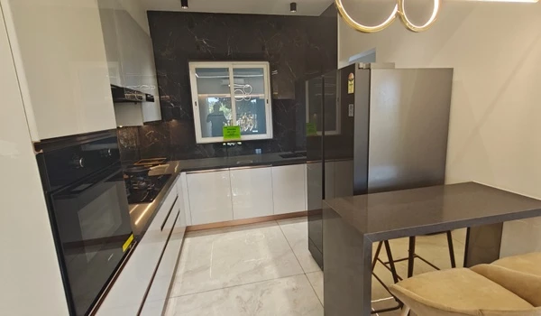 Modern modular kitchen interior