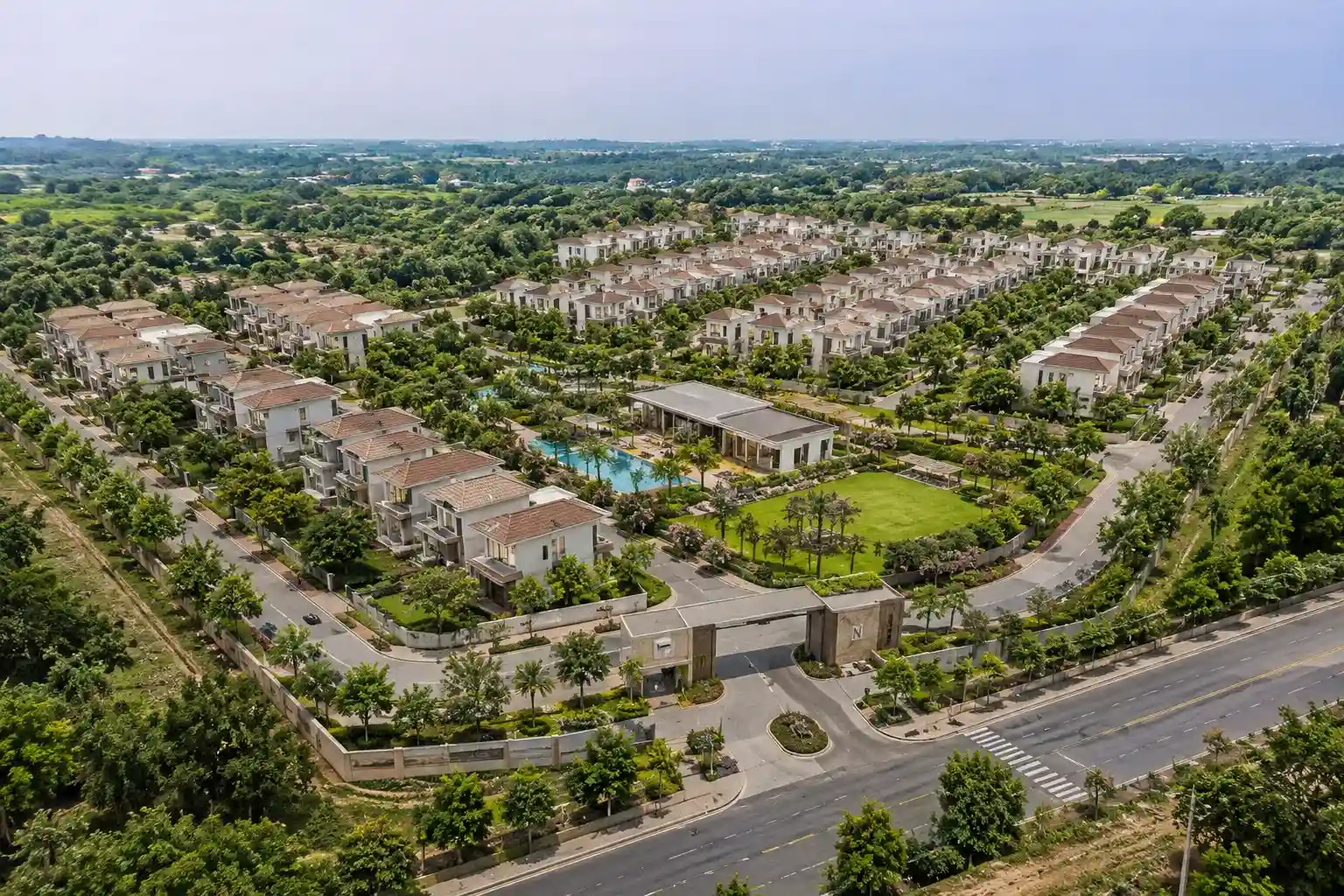 Bannerghatta road Proposed villa site preparation illustration
