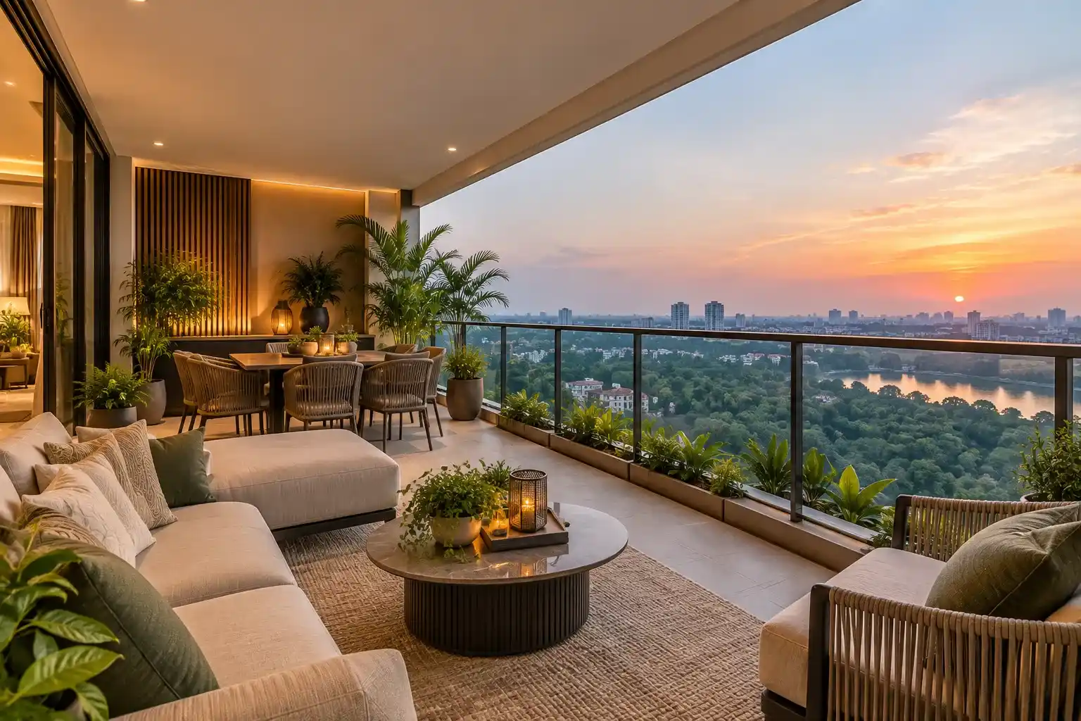 Nambiar District 25 4.5 BHK Balcony & Skydeck